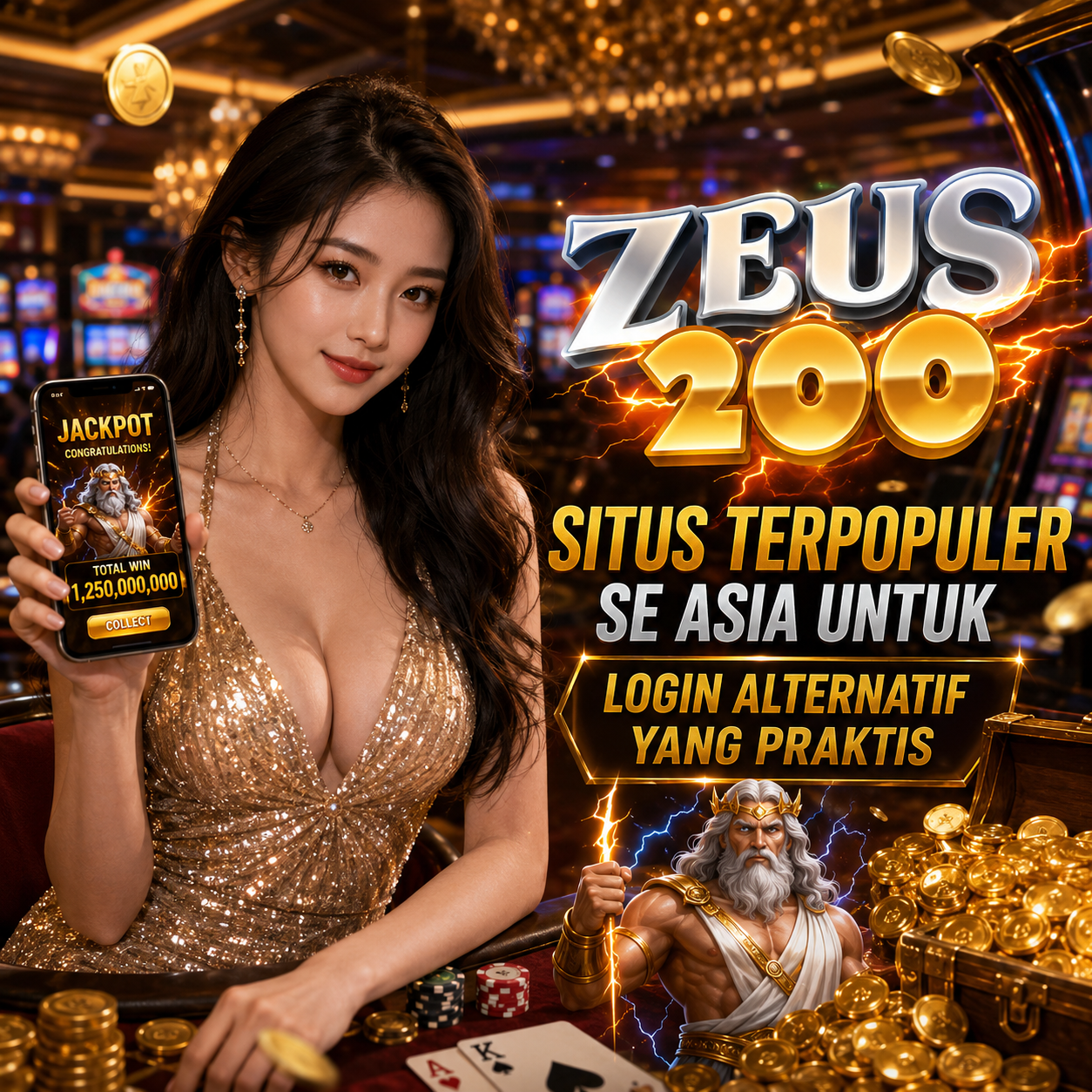 ZEUS200 Situs Terpopuler Se Asia untuk Login Alternatif yang Praktis